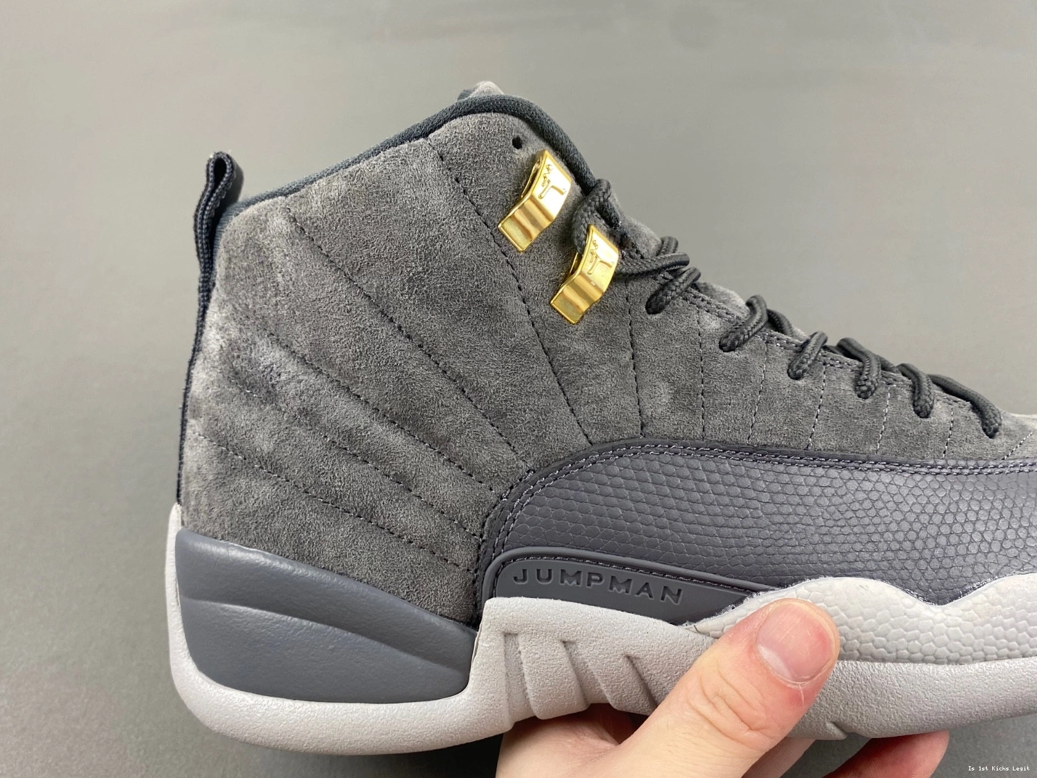 12 Dark Grey Retro Jordan 130690-005 - Men's 0419